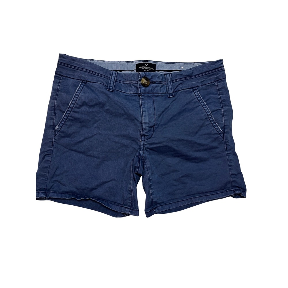 Women's Navy Chino Shorts - Classic Casual